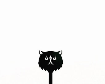 Cat Drink Stirrer,Persian cat decor,grumpy cat,Swizzle Sticks,Cat lovers,Gift Ideas,Kitty,Meow,Cocktail Stick,Wedding,cat lover,Party,50Pack