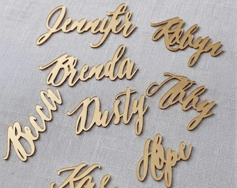 Laser Cut Place Cards