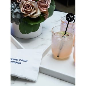 Wedding Drink stirrers,Cocktail stirrer,signature drink,acrylic initial Stirrer,Cocktail Stick,engagement party,trendy decor,luxury bride,50