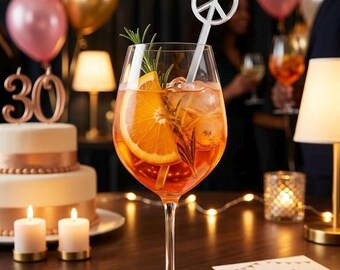 Peace Sign Drink Stirrer,Peace,cocktail stick,Drink Stirrer,Cocktail Sticks,Weddings,hippie theme,Party Decor,Laser Cut, Acrylic, 50 pack