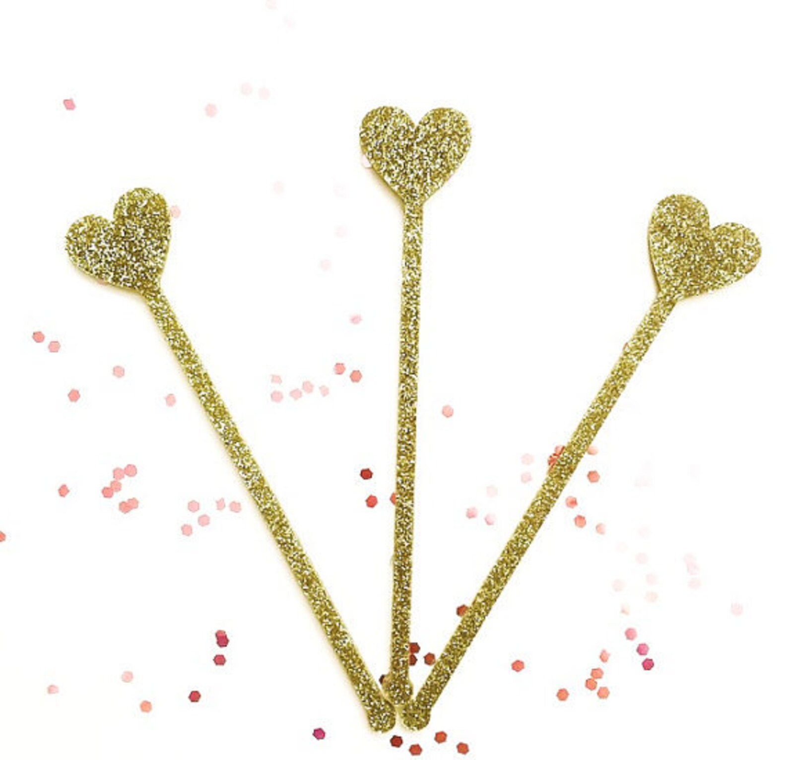 Heart Swizzle Stickslovedrink Stirrer Perfect Weddings Etsy