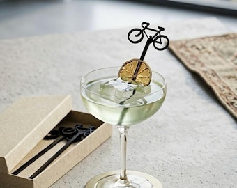 Cycling Drink Stirrers,Wedding decor,perfect wedding,Cyclist,Bike,Ride,Sports,Party Decor,Drink Stirrer,Swizzle Sticks,Cycling, Party,50 pck