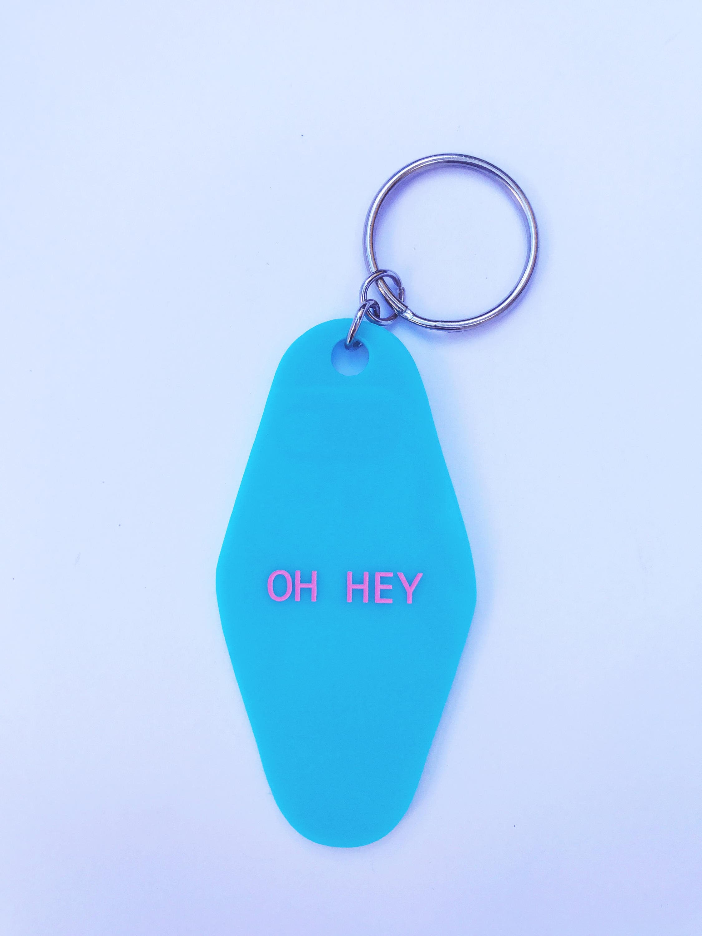 Oh Hey Key chain,Gift ideas,bf gift,personalized gift,vintage Motel