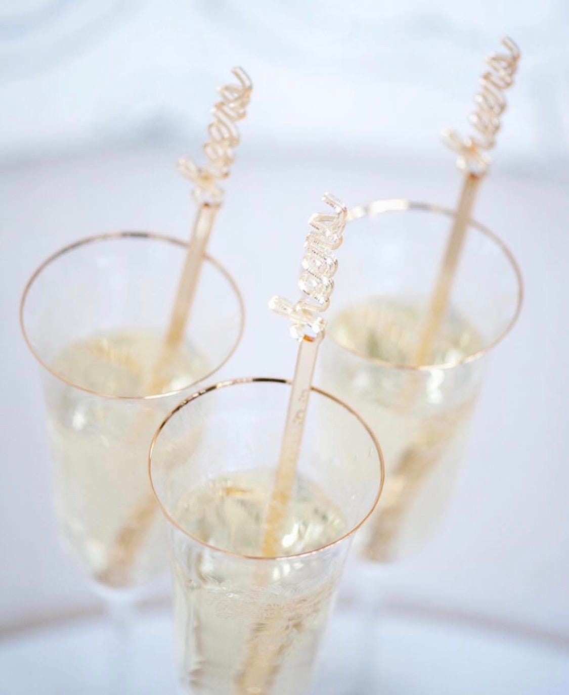 Cheers Cocktail Stirrers Cocktail Stir Stick Drink Stirrers Wedding Drink  Stirrers Stir Sticks Cocktail Stirrers SET of 8 