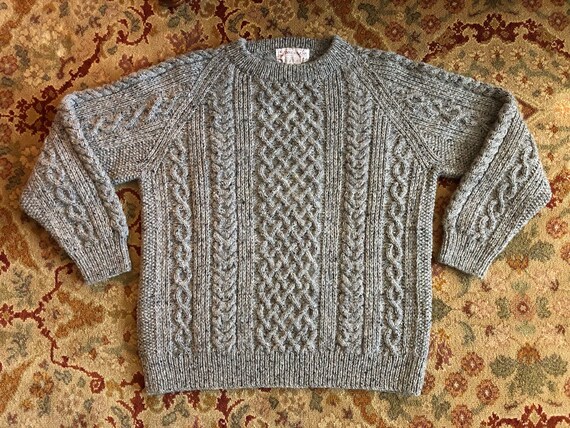 INVERALLAN Scotland Hand Knitted Fisherman Knit Sw