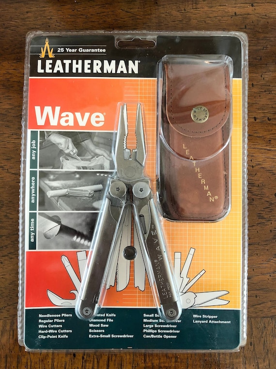 Rare LEATHERMAN WAVE Plus LEATHER Sheathvintage Multitoolmulti Tool in  Original Packagingunopenedretired 