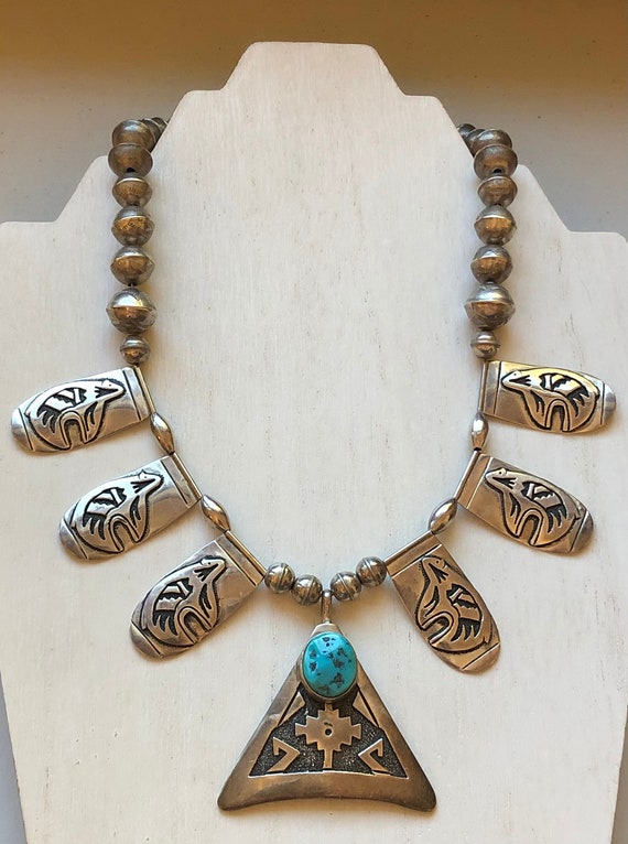 Rare Vintage Hopi Triangular Kokopelli Native American Jewelry Silver Earrings Rare Vintage Hopi Triangular Kokopelli Native American Jewelry Silver Earrings