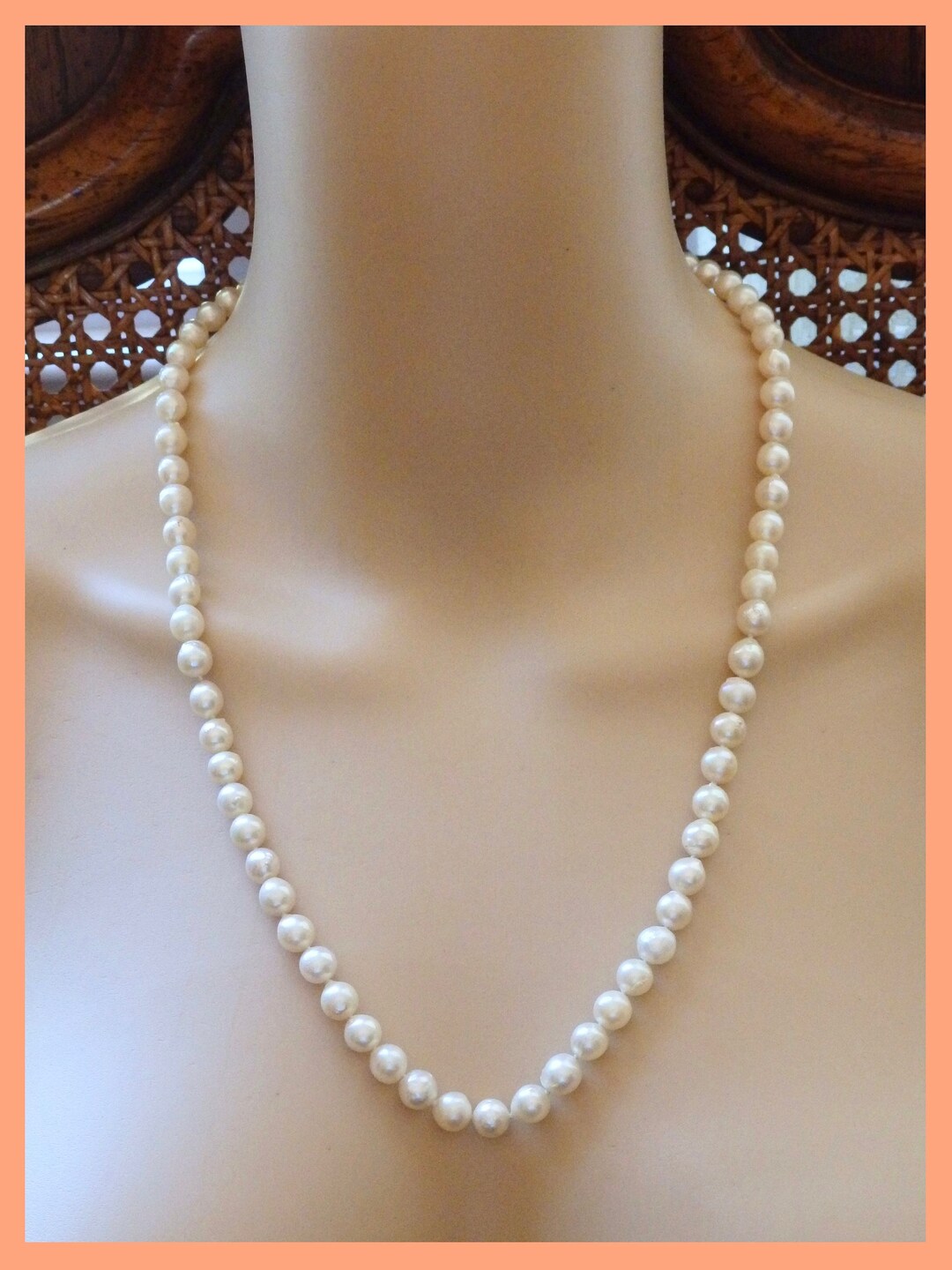 BAROQUE PEARL NECKLACE 淡水バロックパール ネックレス