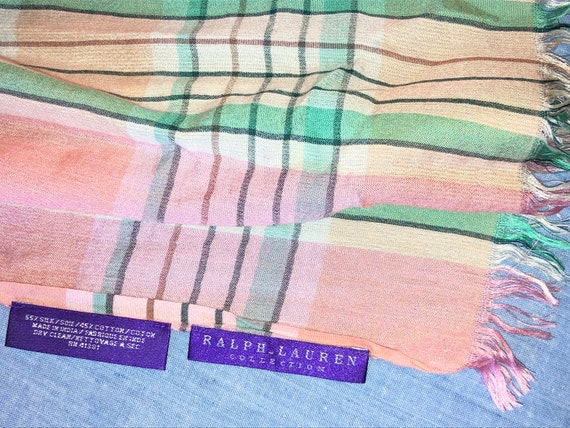 Ralph Lauren Purple Label Silk and Cotton Pink an… - image 10
