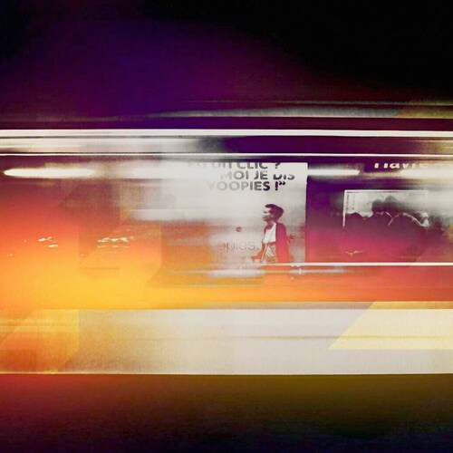 Paris Metro Train Station Motion Photography Giclée Metal Wall Art Print shops in Rainbow Selective Color in 7 Sizes - Susan Maxwell Schmidt