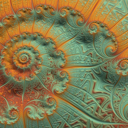 Rusty Ancient Artifact Framed 3-D Spiral Fractal Metal Wall shops Art Print in Copper, Brown, Red & Blue in 8 Sizes - Susan Maxwell Schmidt