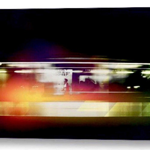 Paris Metro Train Station Motion Photography Giclée Metal Wall Art Print shops in Rainbow Selective Color in 7 Sizes - Susan Maxwell Schmidt