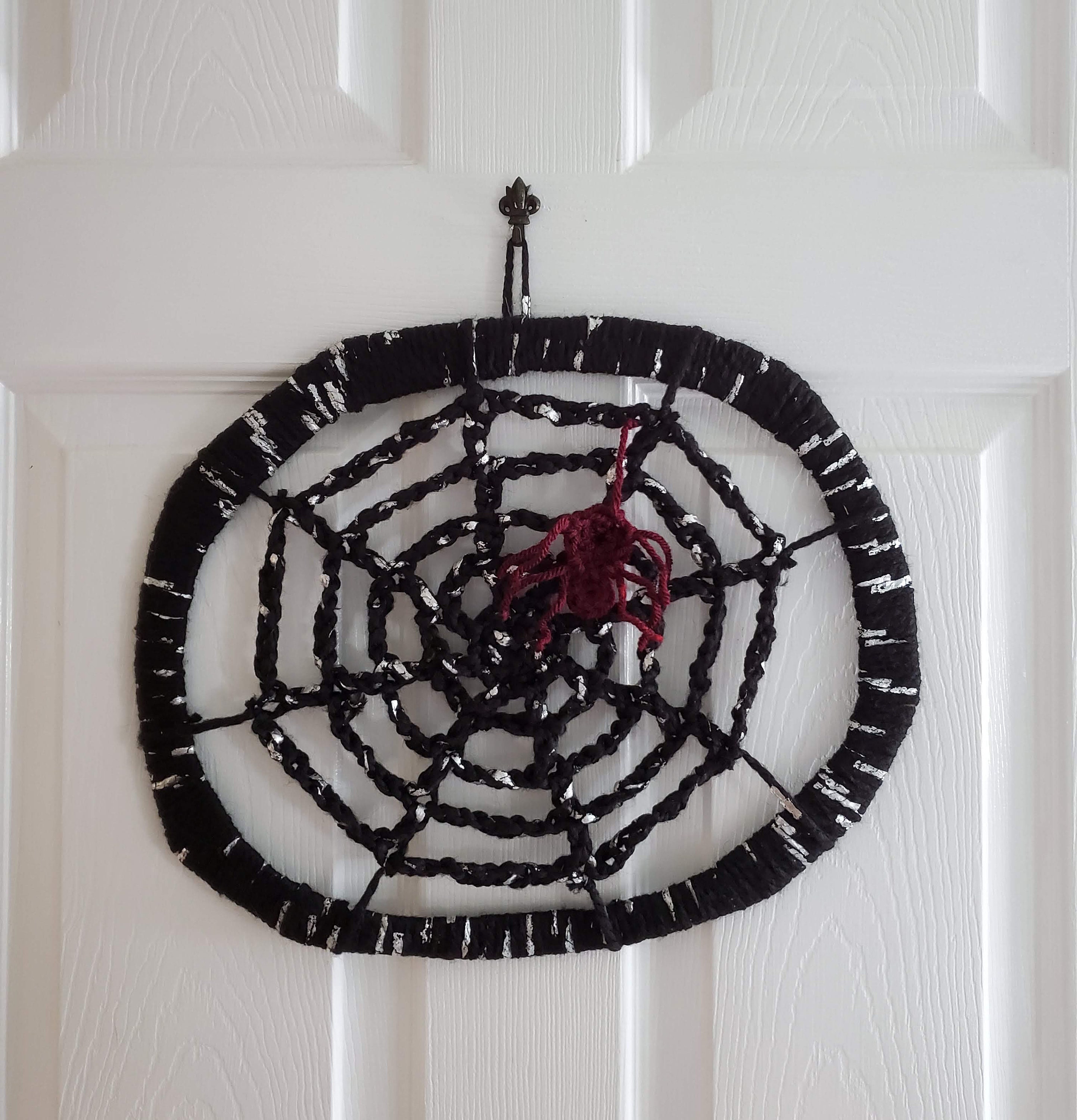 Crochet Pattern PDF - Spooky Spiderweb & Spider - Etsy