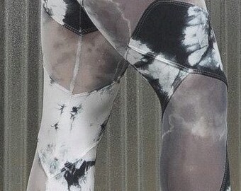 Tie Dye Mesh Workout Activewear Legging