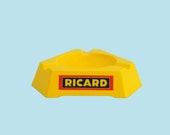 Retro French Ricard Anisette Plastic Ashtray. Made in France