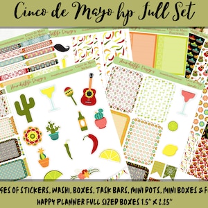 Planner Stickers - Cinco de Mayo