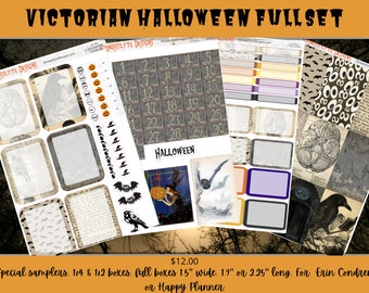 Planner Stickers - Victorian Halloween