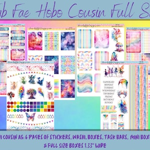 Planner Stickers - Fab Fae Hobonichi Cousin