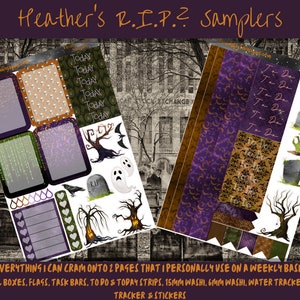 Planner Stickers - Heather's R.I.P.? Sampler