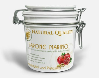 Sapone Marino- Meersalzseife Peeling 350ml Feuchtigkeit & Pflege mit 5 hochwertigen Ölen