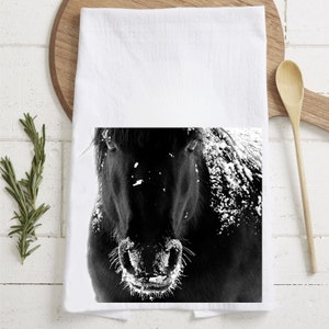Horse Towel, Horse Tea Towels, Equestrian Kitchen Towels, Kitchen Horse Towels, Kitchen Horse Decor, Horse Dish Towel, Gift for Horse Lover
