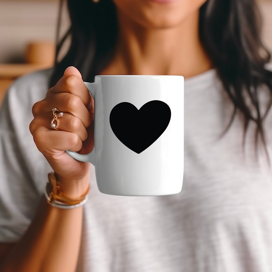 Valentine Mug, Heart Mug, Valentine Coffee Cup, Valentines Day, Gift ...