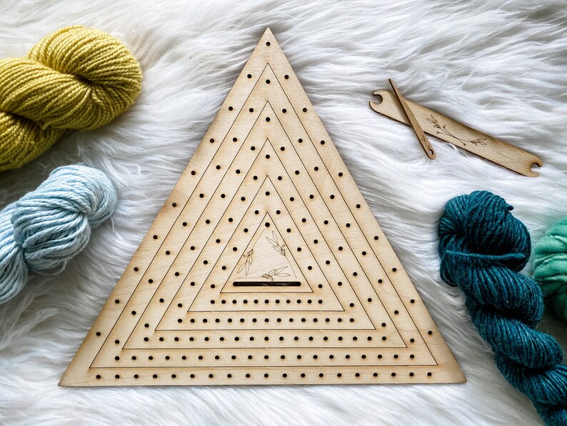 Triangle Weaving Loom Set Etsy