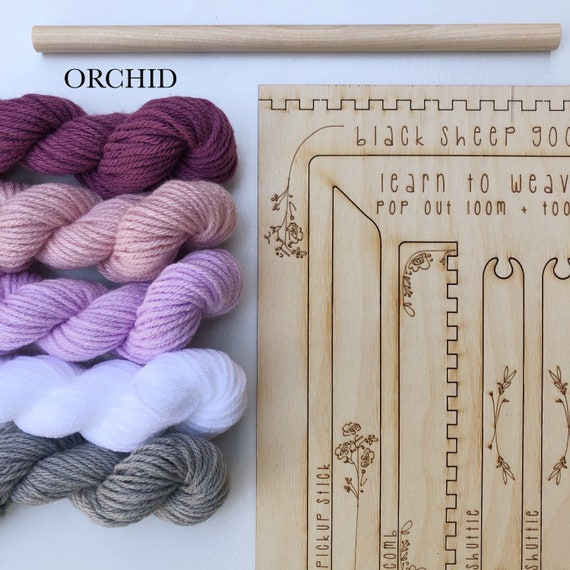 Wooden Wool Yarn Knitting Loom Kit Set Sewing Needle Scarves DIY Craft Tool