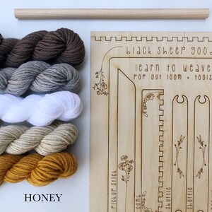 Weaving Kit: Pop Out Loom & Tools//DIY//Crafts//Beginner//Fiber Art//Woven//Needlecrafts//Yarn Honey