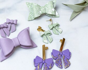 All Bows Collection Earrings and Hair Clips