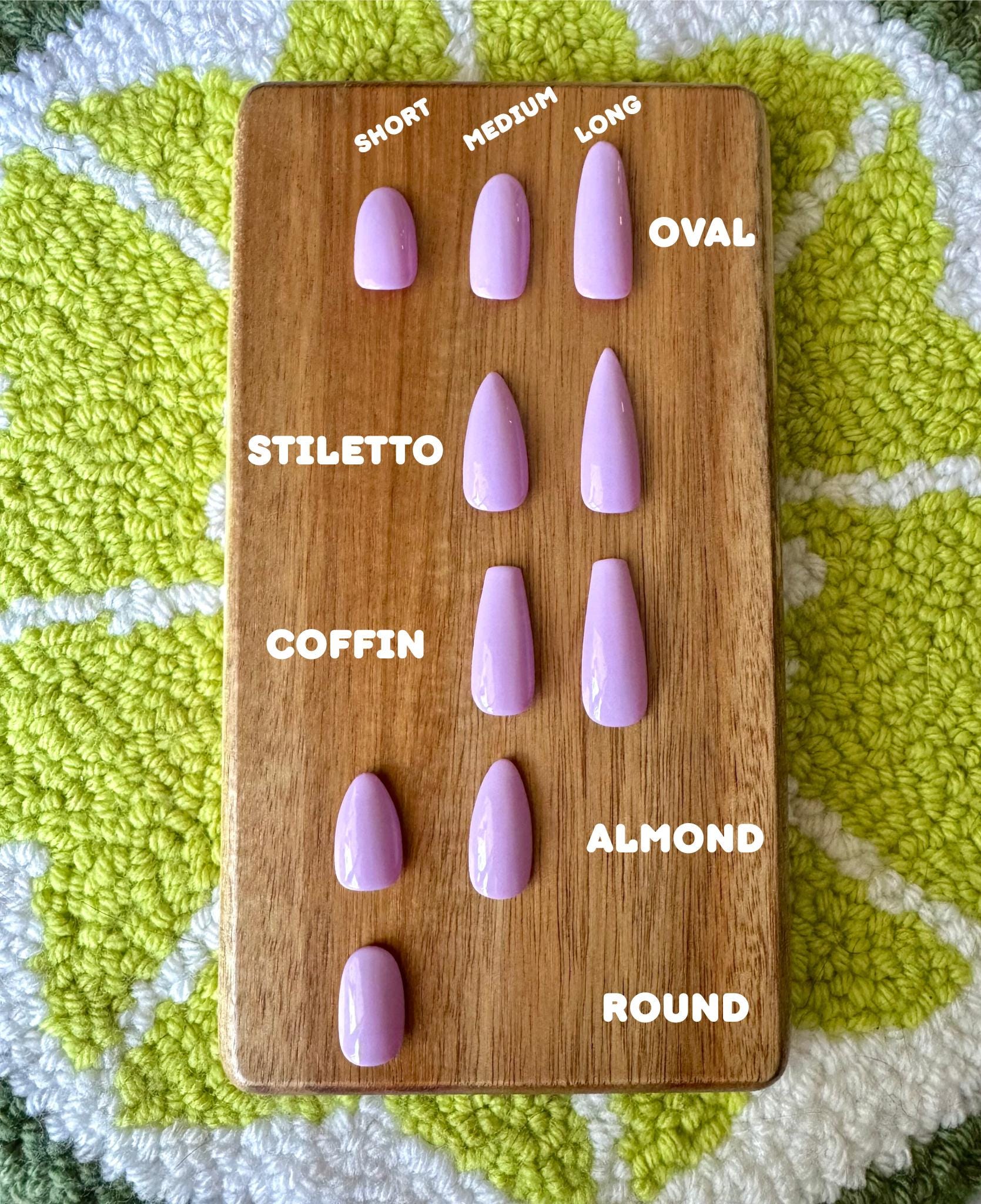Custom Nail Sizing Kit | Press on Nails | Nail Measurement | Sizing Kit ...