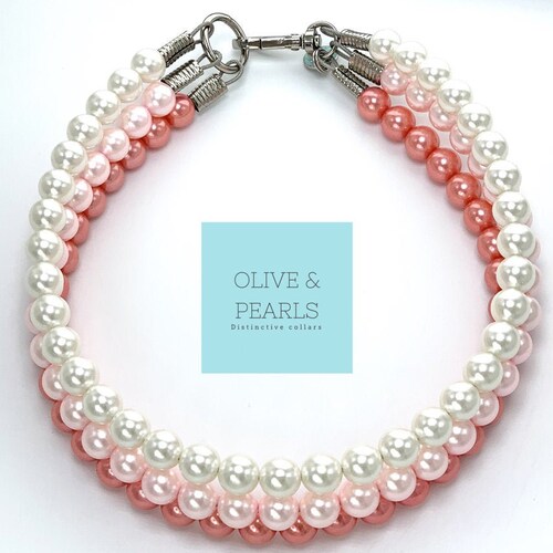 The mimi Pearl Dog Collar Custom Dog Collar Etsy