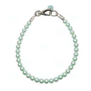 The "Mignon" Handmade Pearl Dog Collar: Feminine Jeweled Necklace