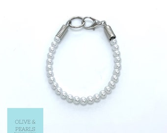 The "Itsy" Pearl Dog Collar, Small Dog Collar, Dog Pearls, Jeweled Dog Collar