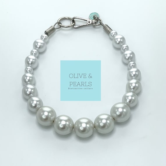 pearl dog collar