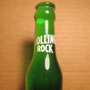 Original Rolling Rock Latrobe Brewing Co Collectible Beer Bottle No Cap