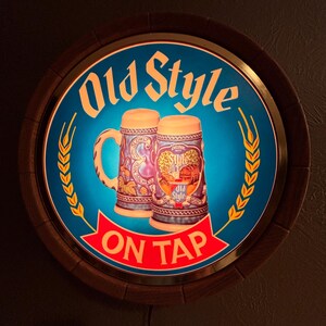 Old Style Beer Light Sign - Etsy
