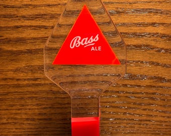 2384A - Vintage Original Acrylic BASS Ale Beer Tap Handle - Excellent!
