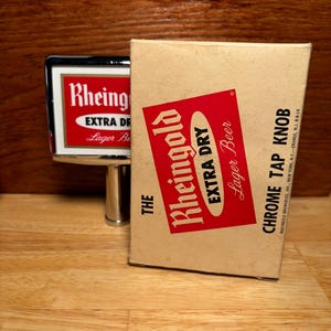 2015 - Vintage RHEINGOLD Extra Dry Lager Beer Tap Handle (Large Size) - Very Nice!