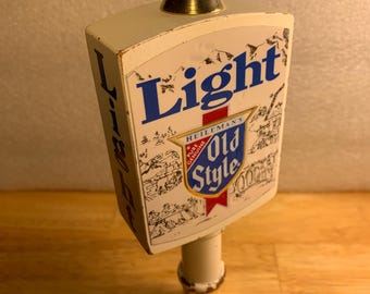 2118 - Vintage Heileman's Old Style Light Beer Tap Handle