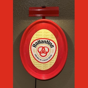 2143 - Vintage BALANTINE Lighted Beer Tray.  Refurbished - See Item Details.  Nice.  Check it out!