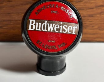 2372 - Vintage BUDWEISER Beer Ball Tap Knob - Anheueser Busch