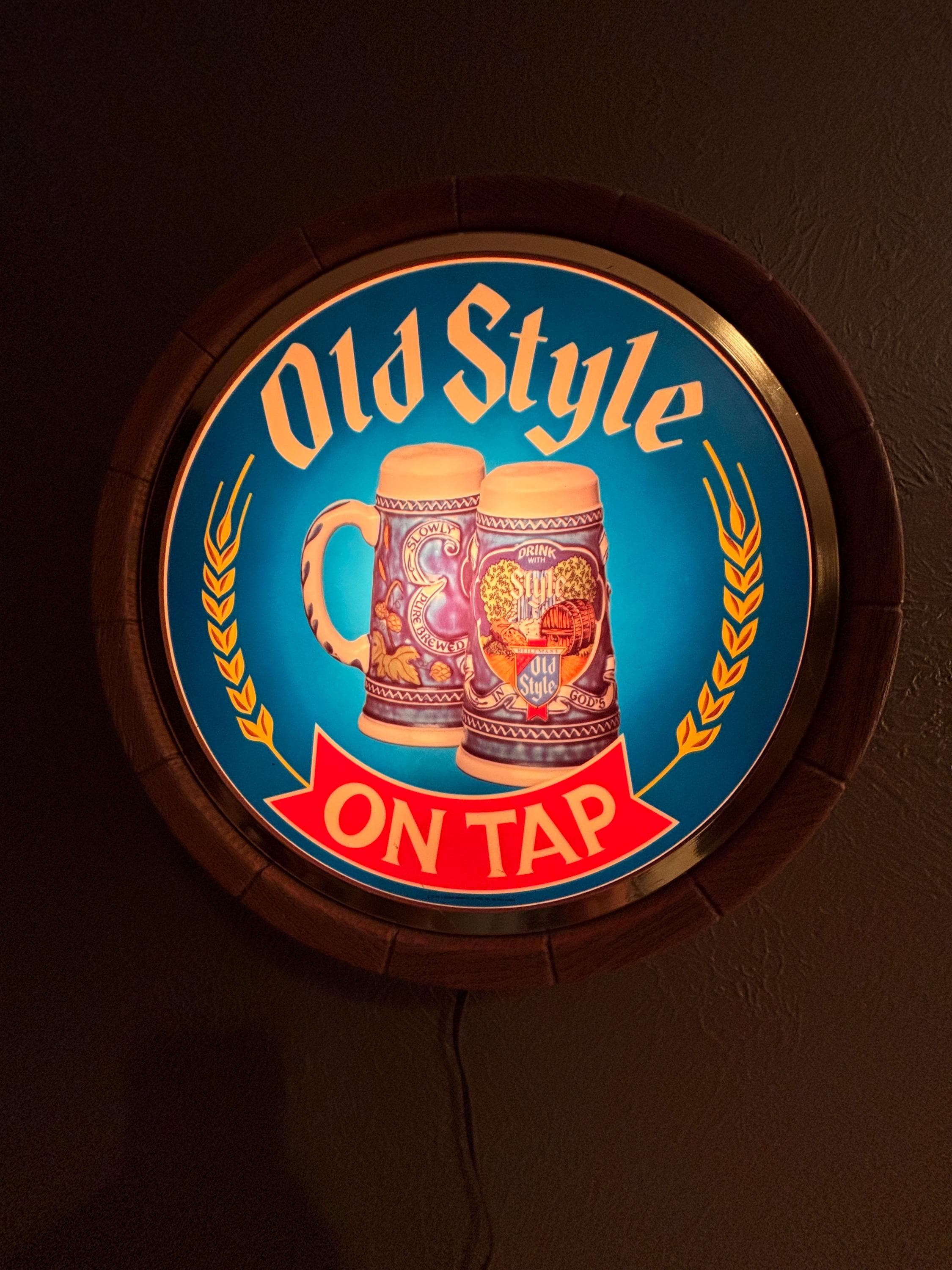 Old Style Beer Sign Light - Etsy