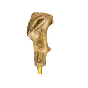 DWT-31 - "The Pelican" - Very Unique 9-5/8" Hand Made Driftwood Tap Handle - One of a Kind From the Shores of the Mighty Mississippi River