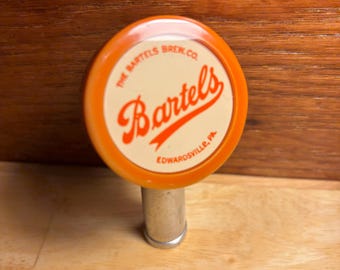 2344 - Vintage BARTELS Beer Ball Tap Knob - Edwardsville, PA.  Very Good Condition!  Great Color!