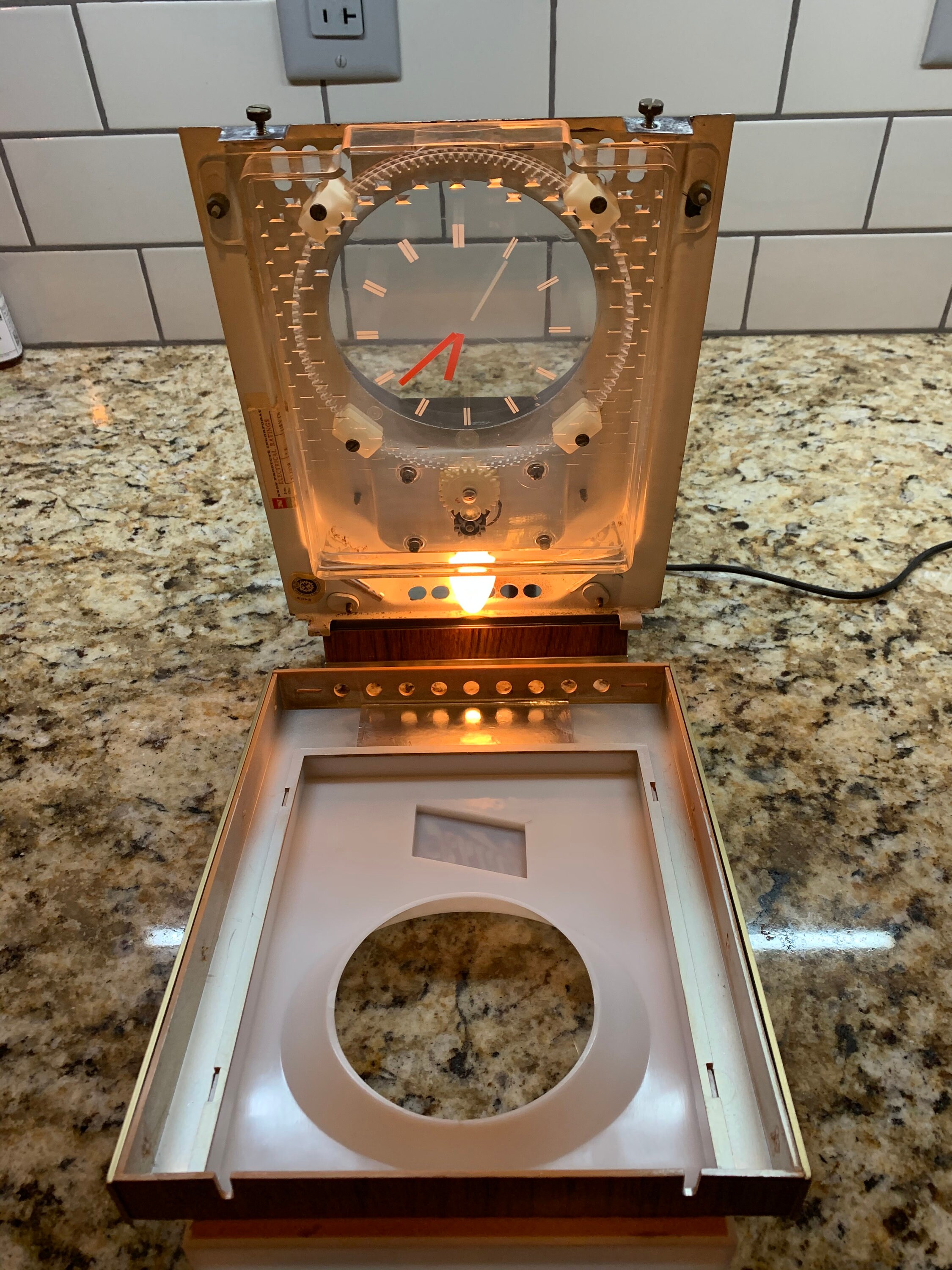 2094 Vintage SCHLITZ 'floating Hands' Clock Register Etsy