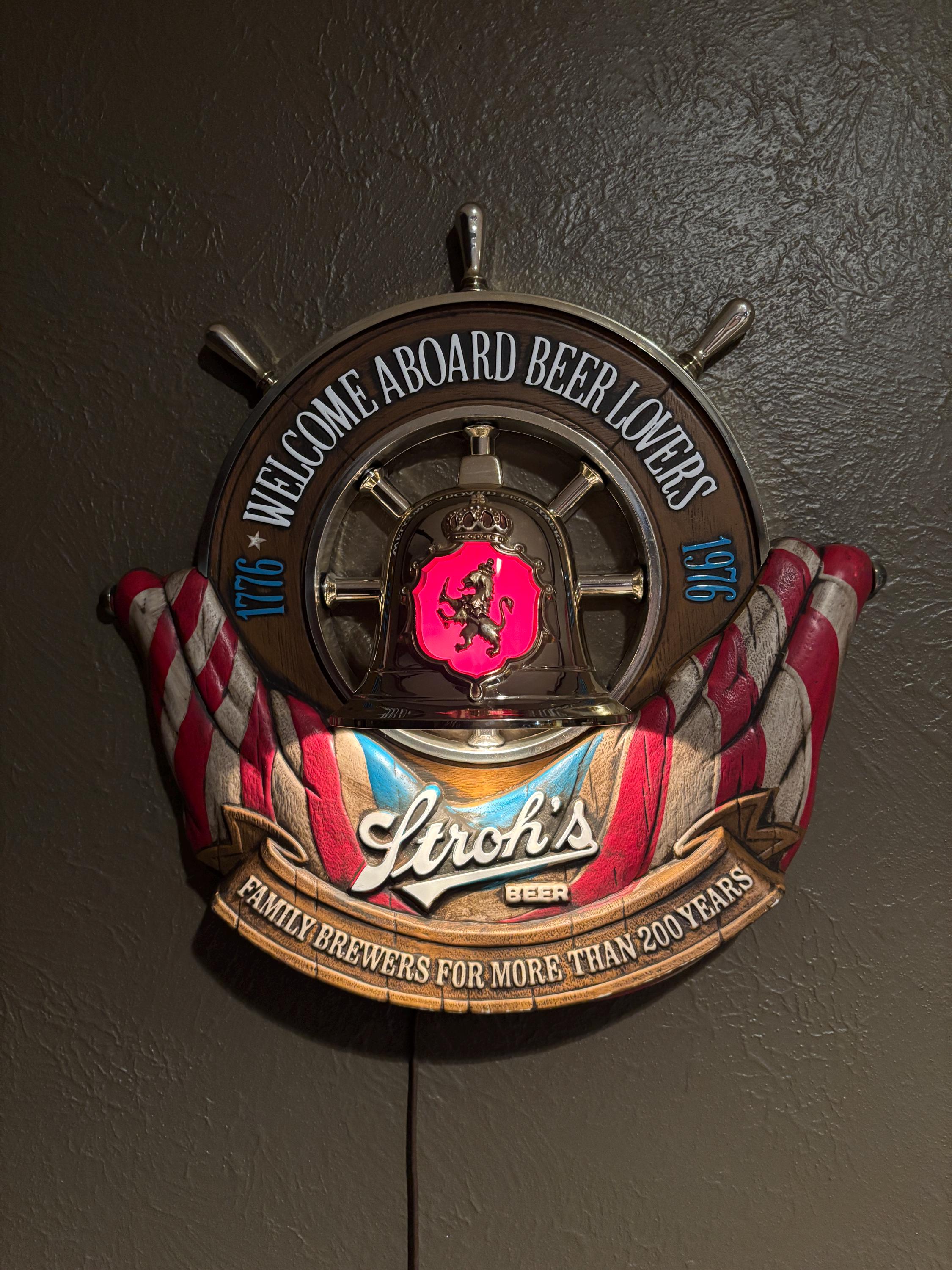 Strohs Beer Sign - Etsy