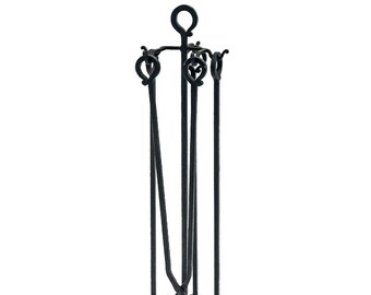 Artistic Fireplace Tool Set Twig Collection With Bird Nest Etsy