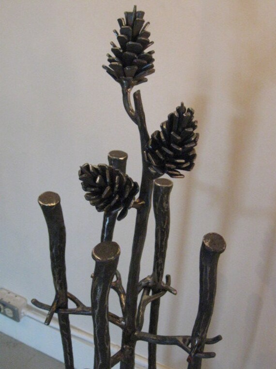 Pine Cone Fireplace Tools - Ideal Home Design