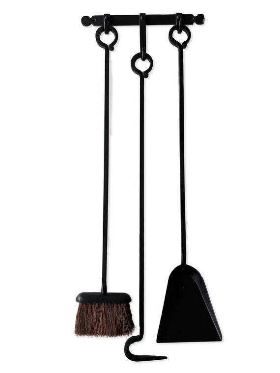 Minimalist Fireplace Tool Set W 13 Wall Mount Lifetime Etsy